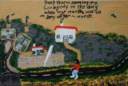 'Dust storm coming to Coobpedy in the day'