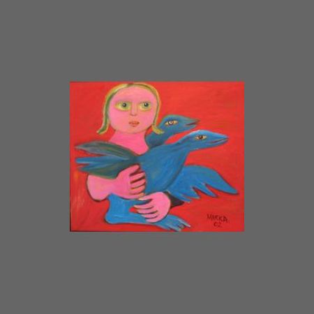 Blue Bird Embrace
